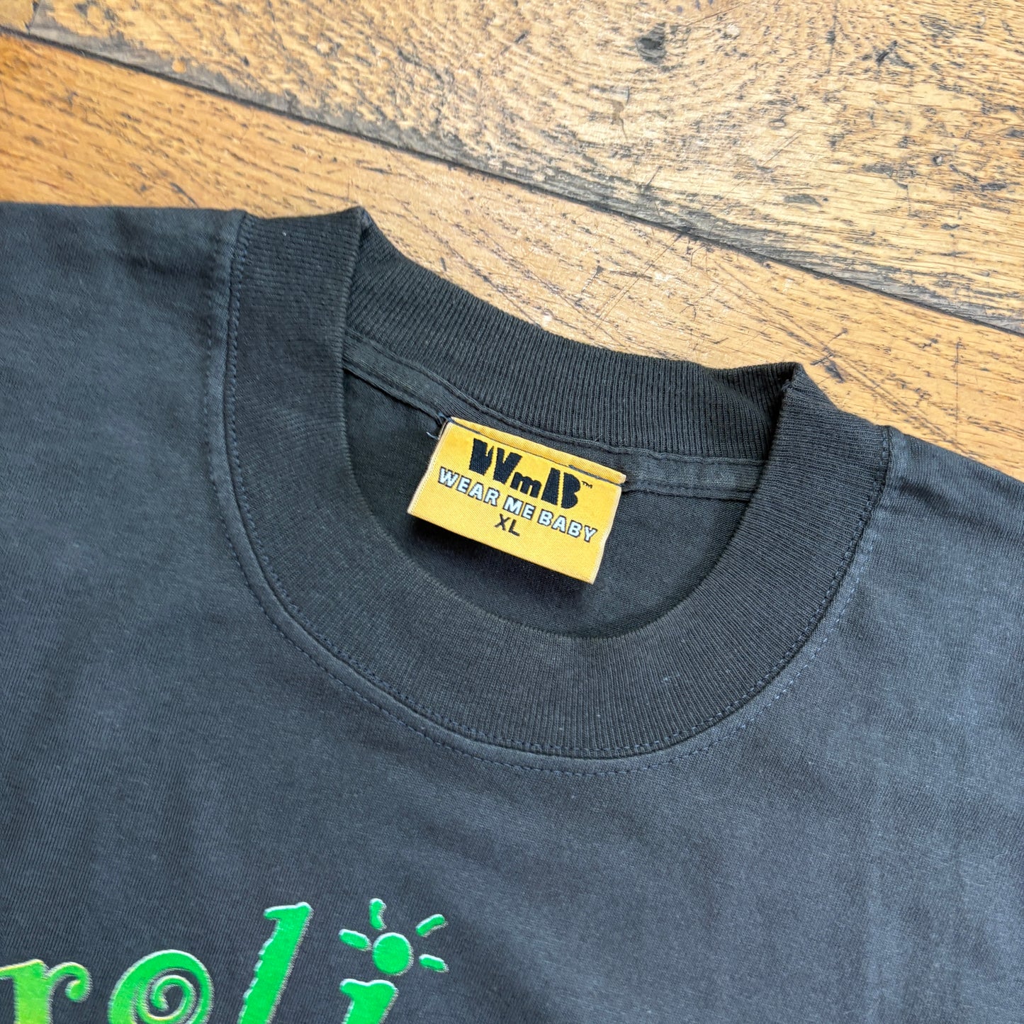 Vintage Afrolicious Black Weed Funny Stoner Graphic T-Shirt - L