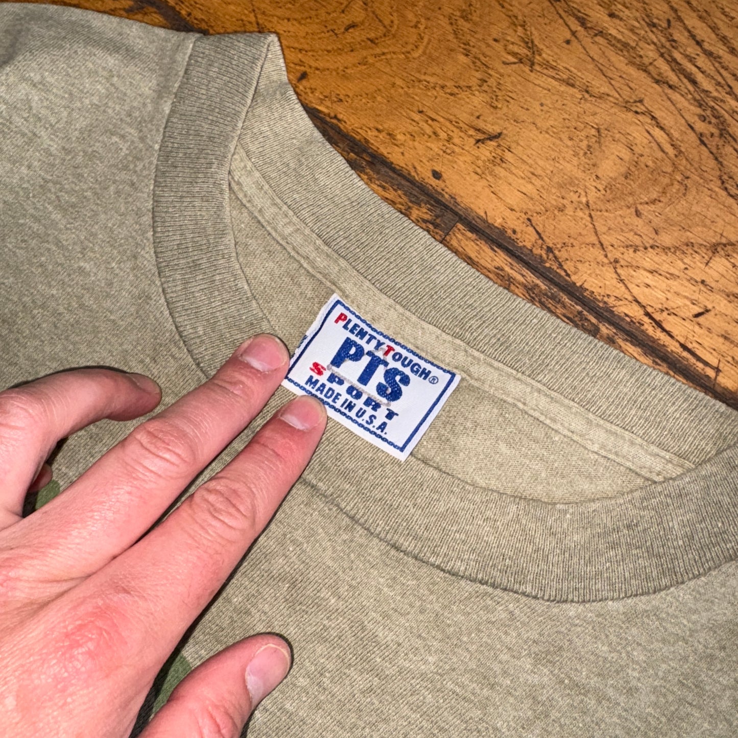 Vintage 90s Green Athletics Single Stitch Graphic T-Shirt - M