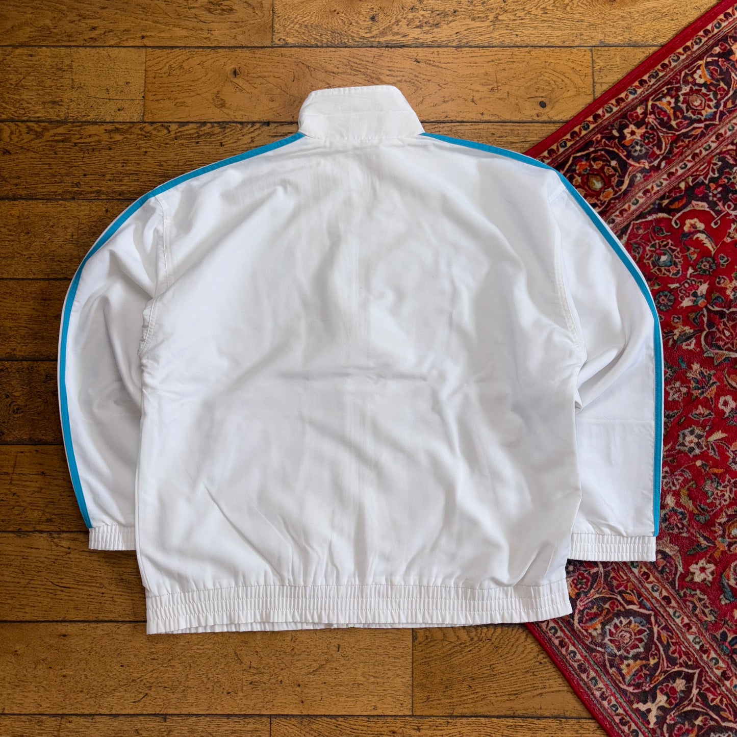 Vintage Adidas White Tracksuit Track Shell Windbreaker Jacket - 2XL