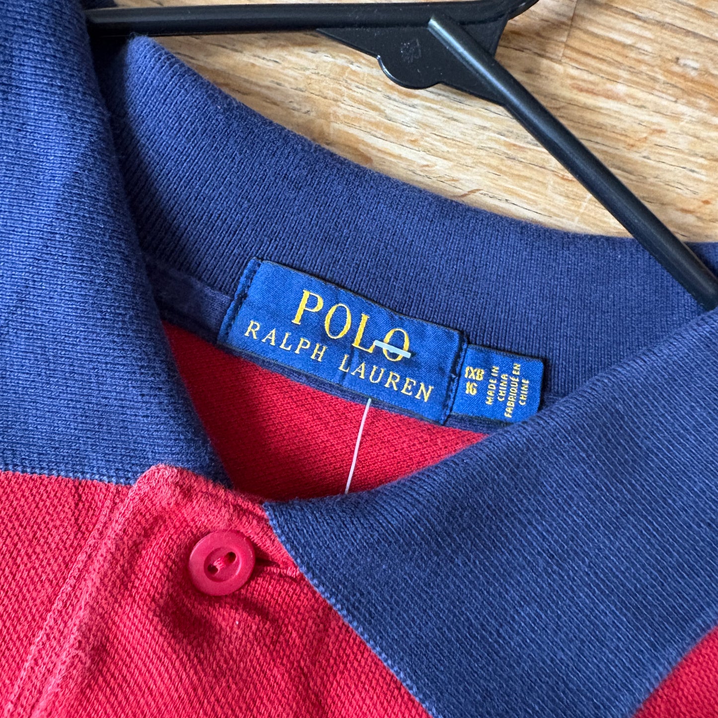 Vintage Ralph Lauren Spain Big Pony Chief Keef Red Polo Shirt - XL
