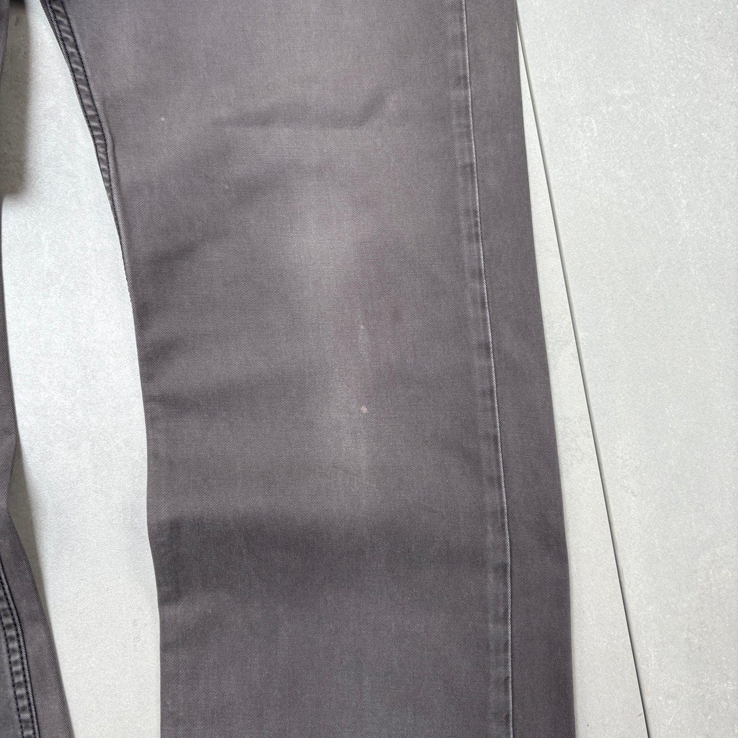 Vintage Levis 514 Straight Grey Denim Jeans - 38