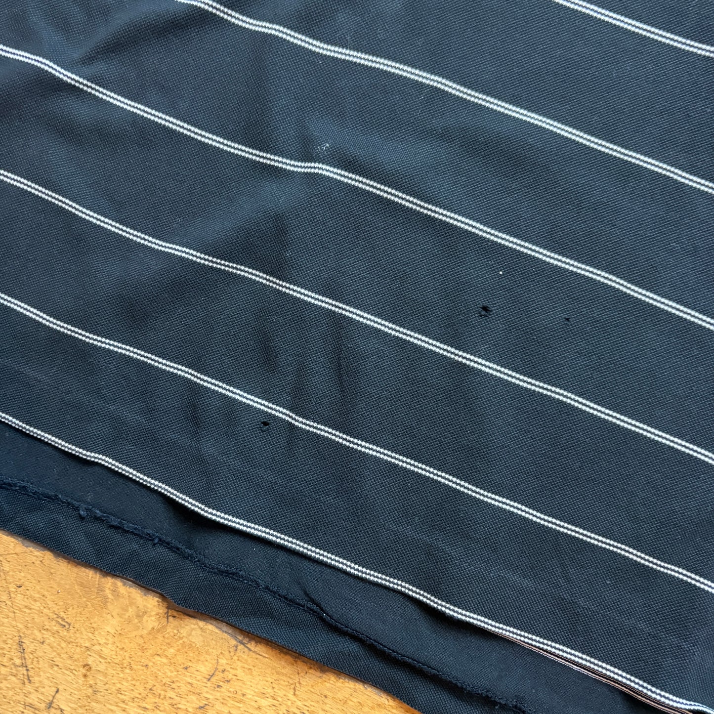 Vintage Ralph Lauren Black Stripe Polo T Shirt - XL