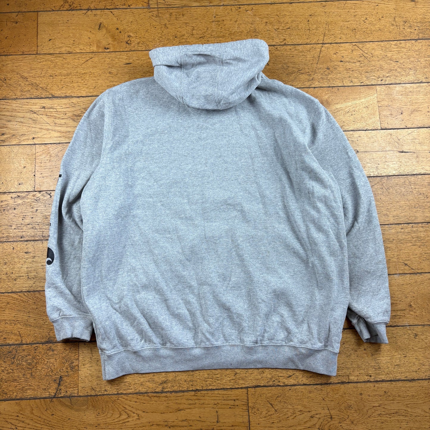 Vintage Carhartt Grey Hoodie Sweatshirt - XL