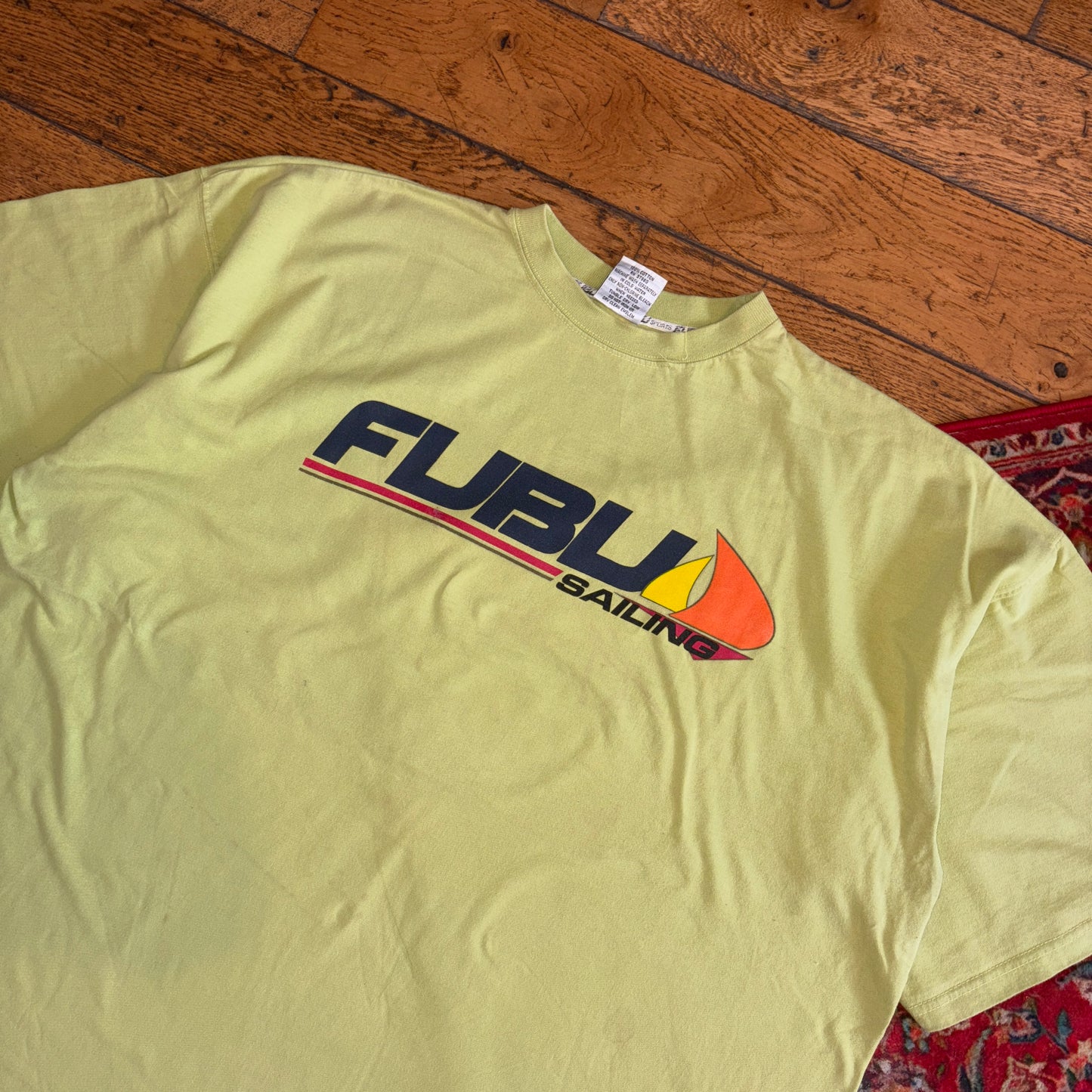 Vintage FUBU Hip Hop Green Graphic T-Shirt - 2XL
