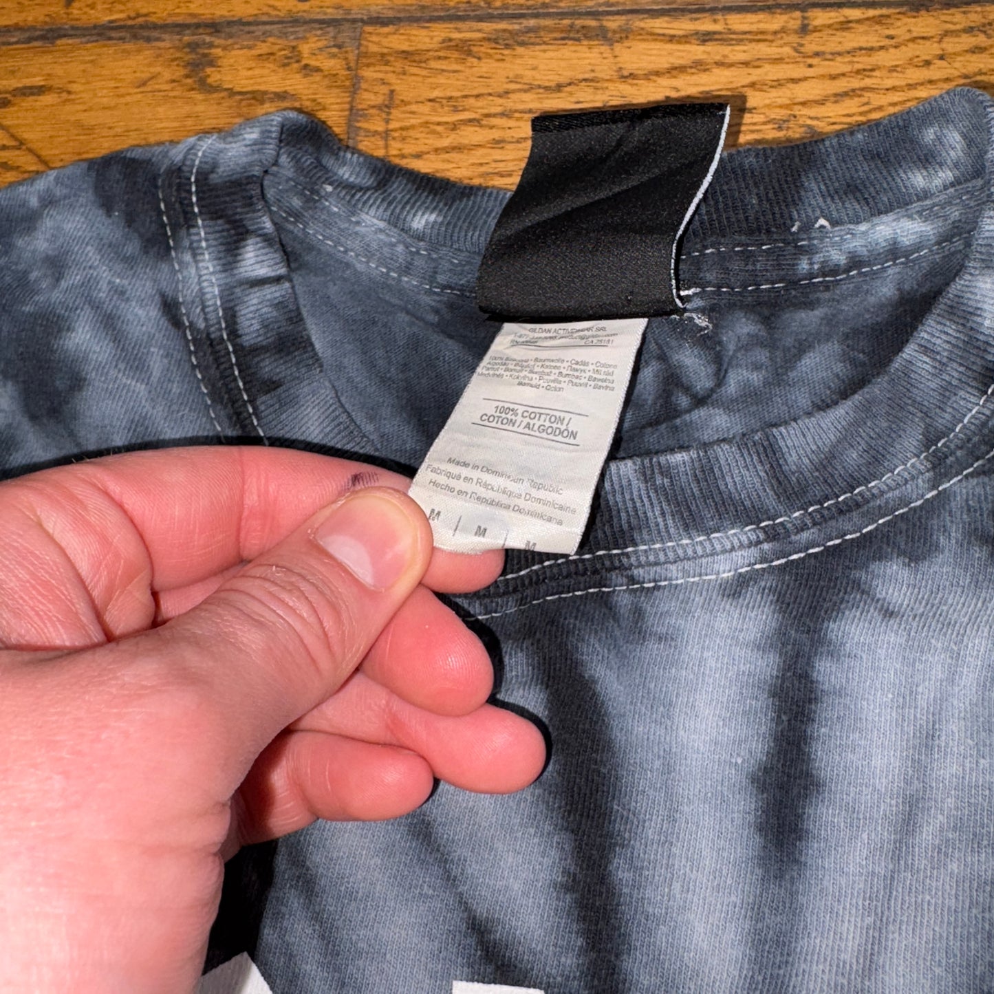 Vintage Thrasher Grey Tie Dye Skate Graphic T-Shirt - S