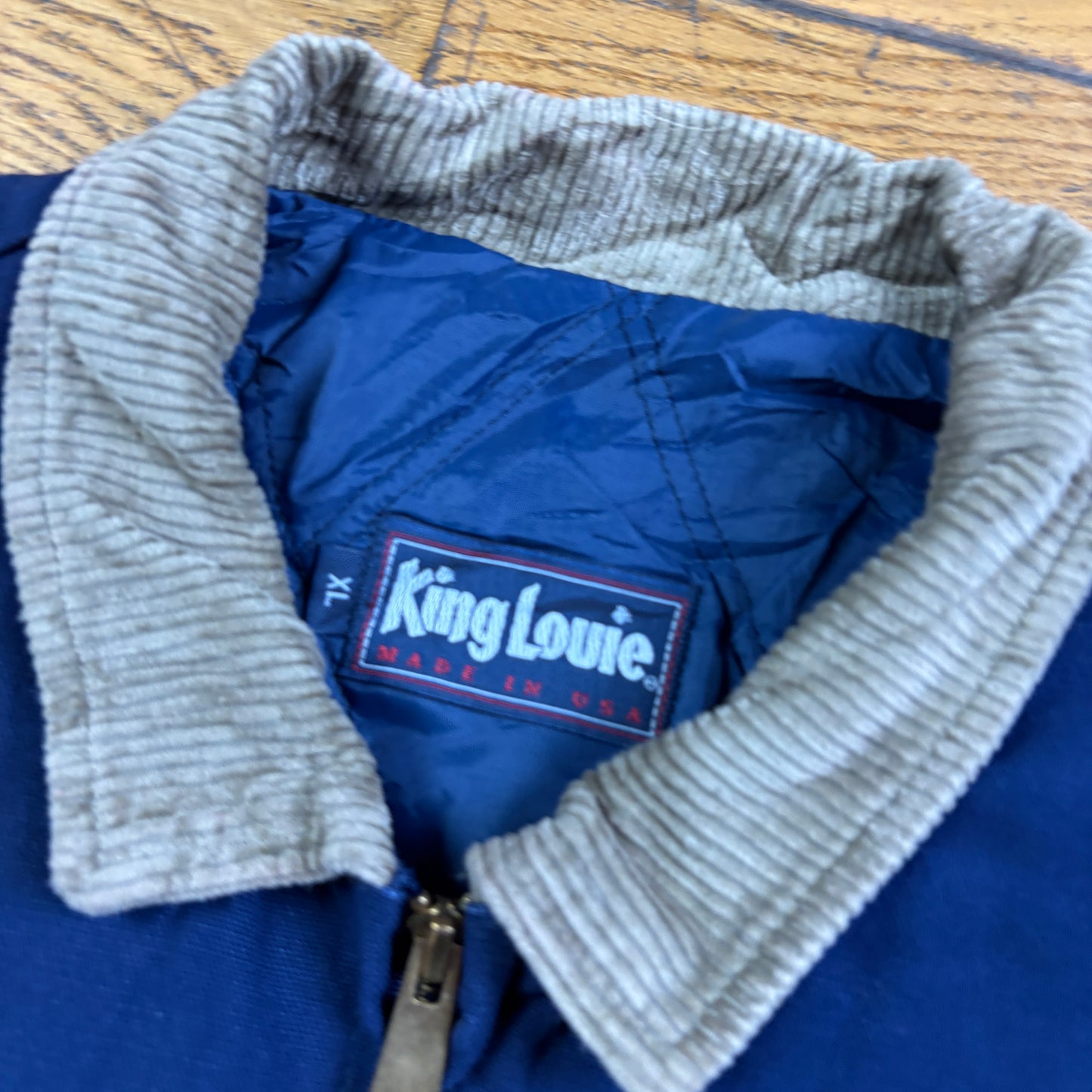 Vintage Navy Workwear Carhartt Santa Fe Style Jacket - XL