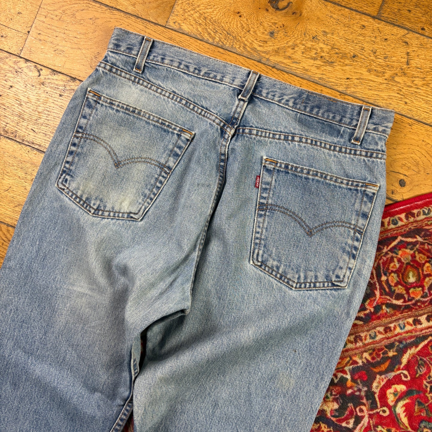 Vintage Levis 505 Straight Blue Denim Jeans - 36
