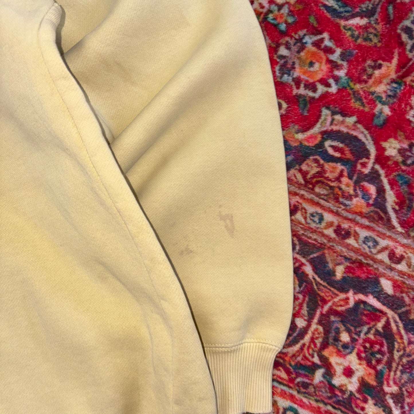 Vintage Oakley Yellow Surfwear Hoodie Sweatshirt - M